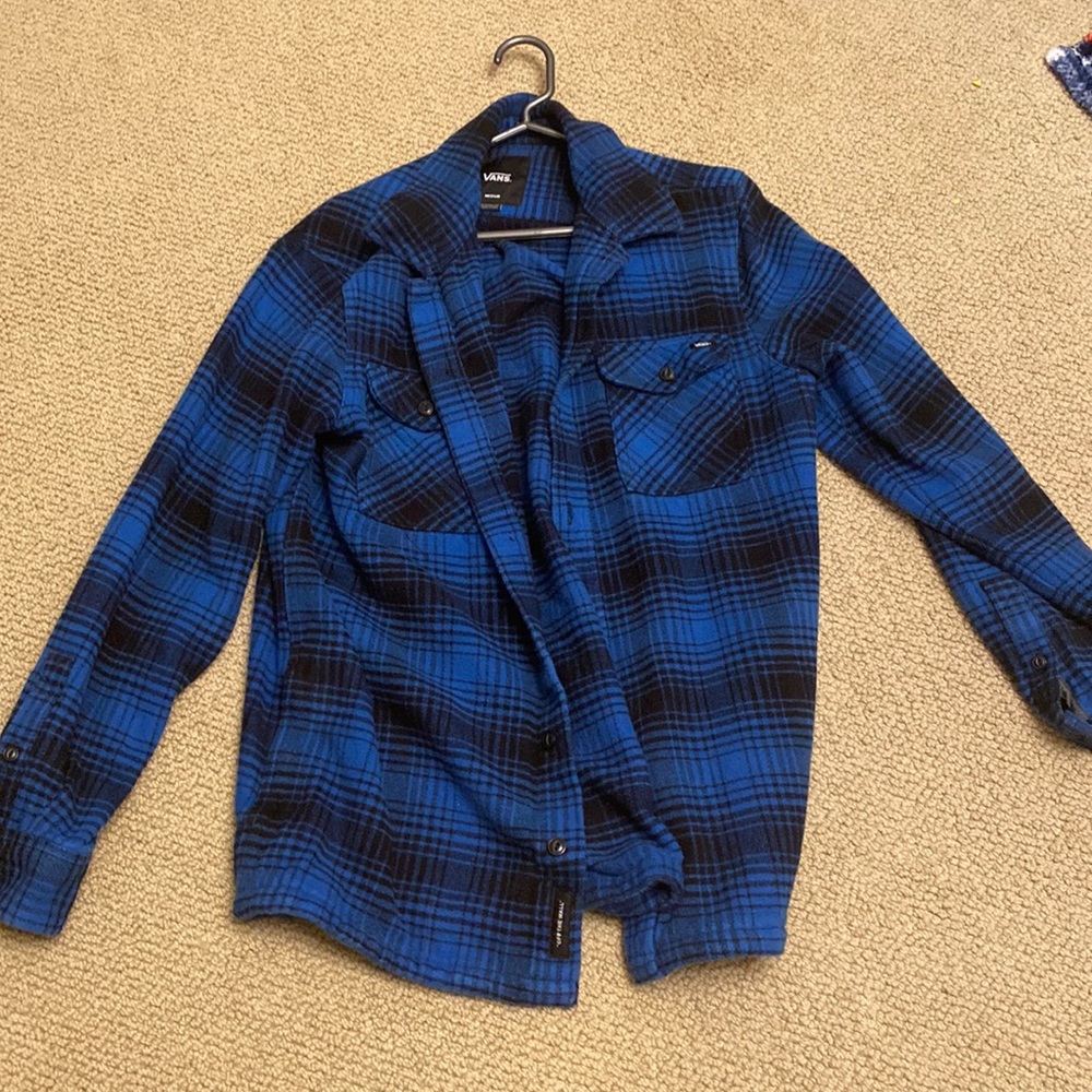 Vans Heavy Weight Jacket medium  Blue Plaid
